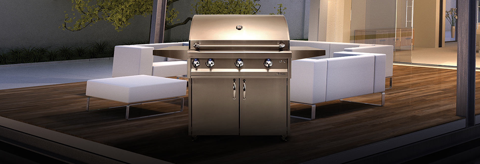 Artisan Professional Series Built in GAS Grill in in Stainless Steel, Natural GAS | Size: 36 Inches by Spotix