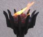 Fire by Design MATT-APC Malumai Torch Head with Black Powder-Coated Pole