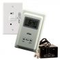 Skytech TS/R-2 Wireless Wall Mounted Thermostat Fireplace Remote Control and Receiver