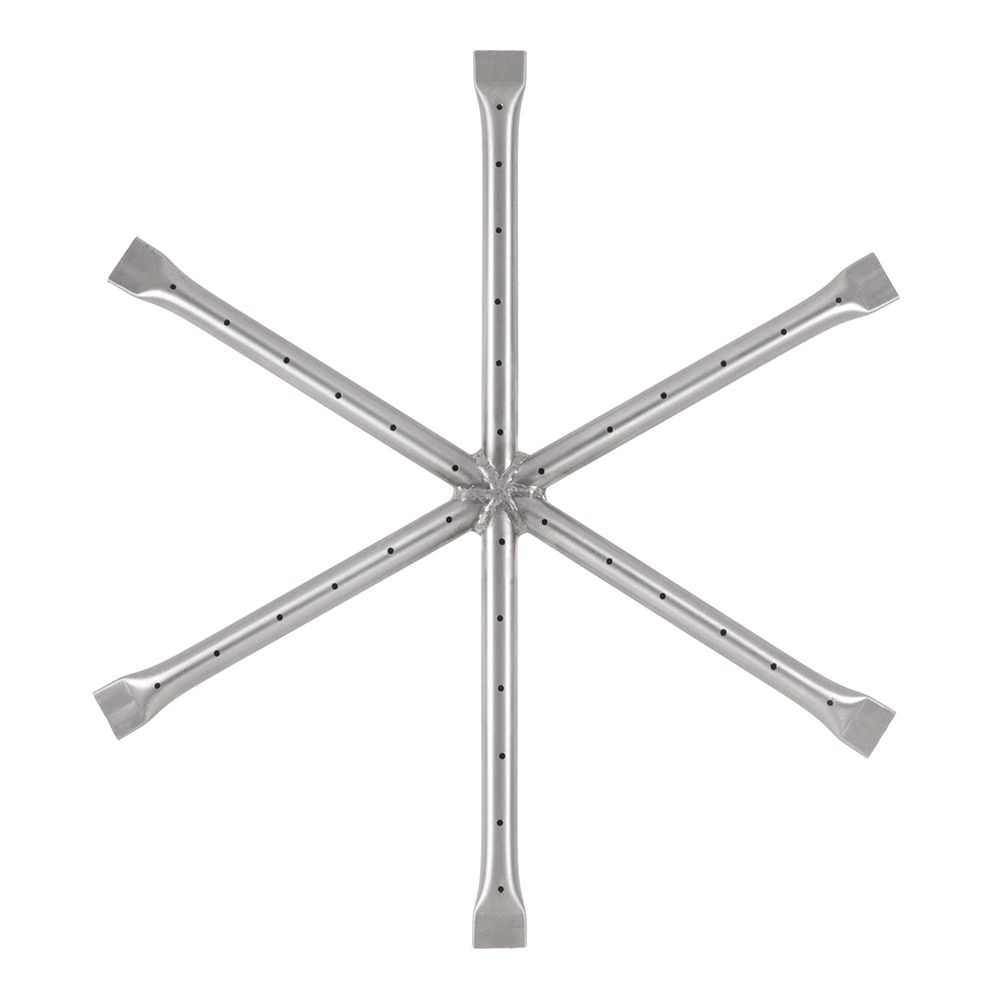 The Outdoor Plus OPT-17x-STAR Stainless Steel Star Gas Fire