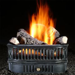 Aazon.co: Bluegrass Living BVL24-1-RO Natural Gas Vented Fireplace