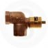 Side View of 1/2 Inch Angled Gas Shut Off Valve