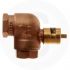 Side View Of 3/4 Inch High Capacity Angled Shut Off Valve