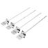 Saber A00AA7218 Stainless Steel Skewer Set with Sliders