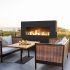 American Fyre Designs 211 Milan Tall Linear Fireplace