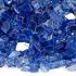 American Fire Glass 10-Pound Premium Fire Glass, 1/4 Inch, Cobalt Blue Reflective