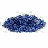 American Fire Glass 10-Pound Premium Fire Glass, 1/2 Inch, Cobalt Blue Reflective