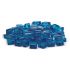 American Fire Glass 1/2-Inch Fire Glass 2.0, 10-Pounds, Pacific Blue Luster