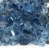 American Fire Glass 10-Pound Premium Fire Glass, 1/2 Inch, Pacific Blue Reflective