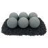 American Fire Glass Lite Stone Balls, 6 Stone Set