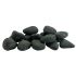 American Fire Glass Ceramic Lite Stones, 15 Stone Set, Matte Black