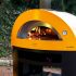 Alfa Allegro 39-Inch Countertop Wood Fired Pizza Oven, Yellow, Lifestyle