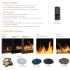 Monessen AVFLST48 Artisan 48-Inch Vent-Free See-Through Gas Fireplace