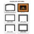 Napoleon GDIG3N Oakville Series Electronic Ignition Direct Vent Gas Fireplace Insert Faceplate Options