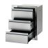 Napoleon BI-1824-3DR Triple Drawer Housing, 18x24-Inches (Expanded View)