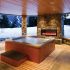 Amantii BI-SLIM Panorama Series Slim Built-In Electric Fireplace with Black Steel Surround