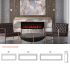Amantii BI-XTRASLIM Panorama Series Extra Slim Built-In Smart Electric Fireplace with Surround