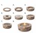 The Outdoor GreatRoom Company BRON52-K Do-It-Yourself Bronson Round Gas Fire Pit Kit, 51.25-Inch