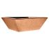 Fire by Design C-SQH30 Hammered Copper 30-Inch Square Fire Bowl