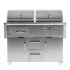 Coyote Stainless Steel Freestanding Gas & Charcoal Combo Grill, 50-Inch (C1HY50-CT)