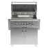 Coyote S Series Stainless Steel Freestanding Gas Grill with Infrared Sear Burner & Rotisserie, 36-Inch (C2SL36-CT)