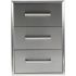 Coyote Stainless Steel Triple Drawers, 18.5x26-Inch (C3DC)