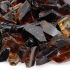 American Fire Glass 10-Pound Recycled Fire Glass, 3/4 Inch, Auburn