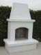 American Fyre Designs Contractor's Model Outdoor Gas Fireplace -Lifestyle