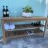 Royal Teak Collection CTBS Console Table with Two Shelves