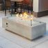 The Outdoor GreatRoom Company CV-54 Cove Linear Gas Fire Pit Table, 54-Inch