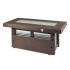 The Outdoor GreatRoom Company Denali Brew Linear Gas Fire Table, 56.5x29-Inch