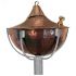 Dagan DG-TIKI-SSC Stainless Steel with Hammered Copper Plating Torch Bowl