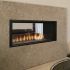 Superior DRL4543-ST 43-Inch Electronic Ignition Direct Vent See-Through Gas Fireplace with Remote & Smooth Glass Media