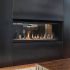 Superior DRL6000-ST 60-Inch Electronic Ignition Direct Vent See-Through Gas Fireplace with Remote & Crushed Glass Media