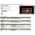 White Mountain Hearth DVCT35CBN95N Rushmore TruFlame 35-Inch Direct Vent Gas Fireplace Insert Dimensions