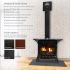 White Mountain Hearth DVP20MS30FN Direct Vent 20-Inch Steel Stove with Log Set, Millivolt, Natural Gas
