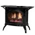 White Mountain Hearth DVP30CC Direct-Vent Cast Iron Stove with Slope Glaze Burner, 30-Inches