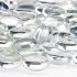 American Fire Glass 10-Pound Fire Glass Beads, 1/2 Inch, Glacier Ice