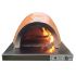HPC Fire FDP-VILLA-EI Villa Dual Fuel Wood & Gas Built-In Glass Tile Pizza Oven
