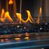 Firegear FG-LOF-SHDMT Pro Series Line of Fire Match Light Ignition Gas Fire Pit Burner Kit with Drop Pan & Stainless Steel H-Shaped Burner
