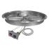 Firegear FPB-RBSTMSI Spark Ignition Gas Fire Pit Burner Kit with Flame Sensing, Round Bowl Pan
