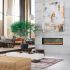 Dimplex GBF1500-PRO Opti-Myst Pro Built-In See-Through Electric Fireplace, 65-Inches, Lifestyle