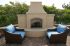 American Fyre Designs Grand Phoenix Outdoor Gas Fireplace -Lifestyle