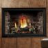 Kingsman HBZDV3624 Zero Clearance Direct Vent Dual Burner Gas Fireplace with Log Set, 36-Inches