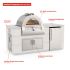Fire Magic ID660-77BA-Config Pre-Fab Complete Outdoor Kitchen Island with Pizza Oven, Refrigerator and Component Cut-Outs