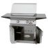 Solaire SOL-IRBQ-30C Convection Freestanding Grill, Standard Cart, 30-Inches, Opened Up