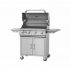 Bull Lonestar Select 30-Inch Grill on Cart Open Angled