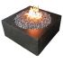 Fire by Design MGRCUBE42 Round Cube 42-Inch GFRC Fire Pit Table