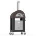 Alfa FXONE-LRAM-BF-ONE-SBL One 23-Inch Wood-Fired Pizza Oven, Silver Black Cart