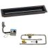 American Fire Glass SIT Electronic Ignition Fire Pit Kits, Trough Pans